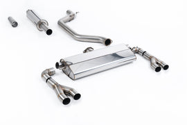Seat Leon Cupra MK4 300ps (GPF Models) - Resonated (Quieter) 80mm OPF/GPF Back System - Fits to OE Tips