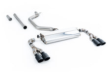 Load image into Gallery viewer, Seat Leon Cupra MK4 300ps (GPF Models) - Non Resonated (Louder) 80mm OPF/GPF Back System with Quad Cerakote Black Oval Tips