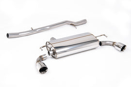 VW Golf MK4 R32 - Non-Resonated (Louder) Cat-Back Exhaust System with Polished Trims