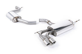 VW Scirocco GT 2.0 TSI 200ps - Resonated (Quieter) Cat-Back Exhaust System with Twin GT80 Trims