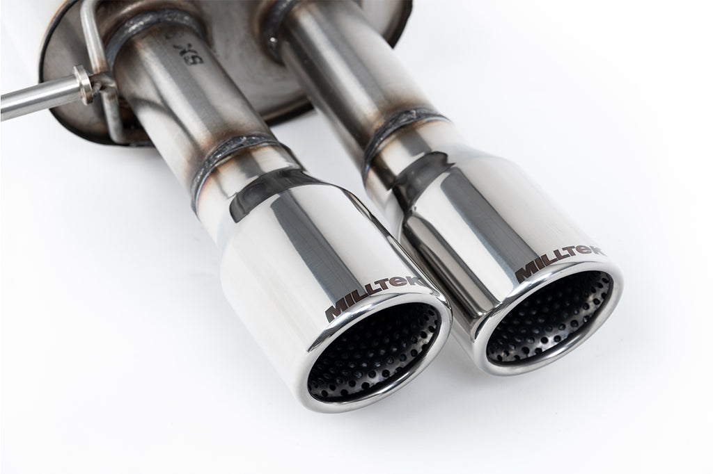 VW Polo GTI 1.8T - Non-Resonated (Louder) Cat-Back Exhaust System with Twin JET Trims