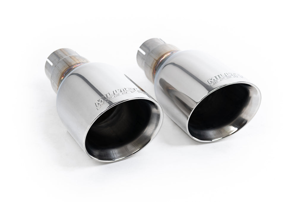 VW Golf GTi Mk6 - Non-Resonated (Louder) Cat-Back Exhaust System with Dual GT100 Trims