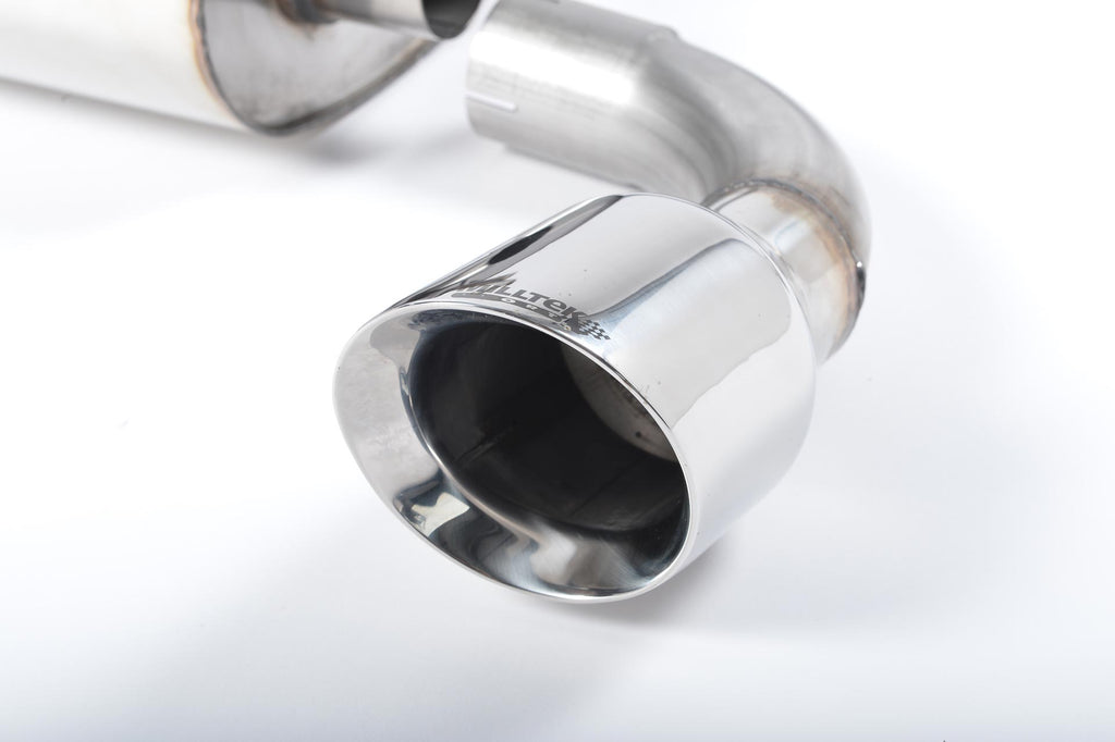 VW Golf MK4 R32 - Non-Resonated (Louder) Cat-Back Exhaust System with Polished Trims