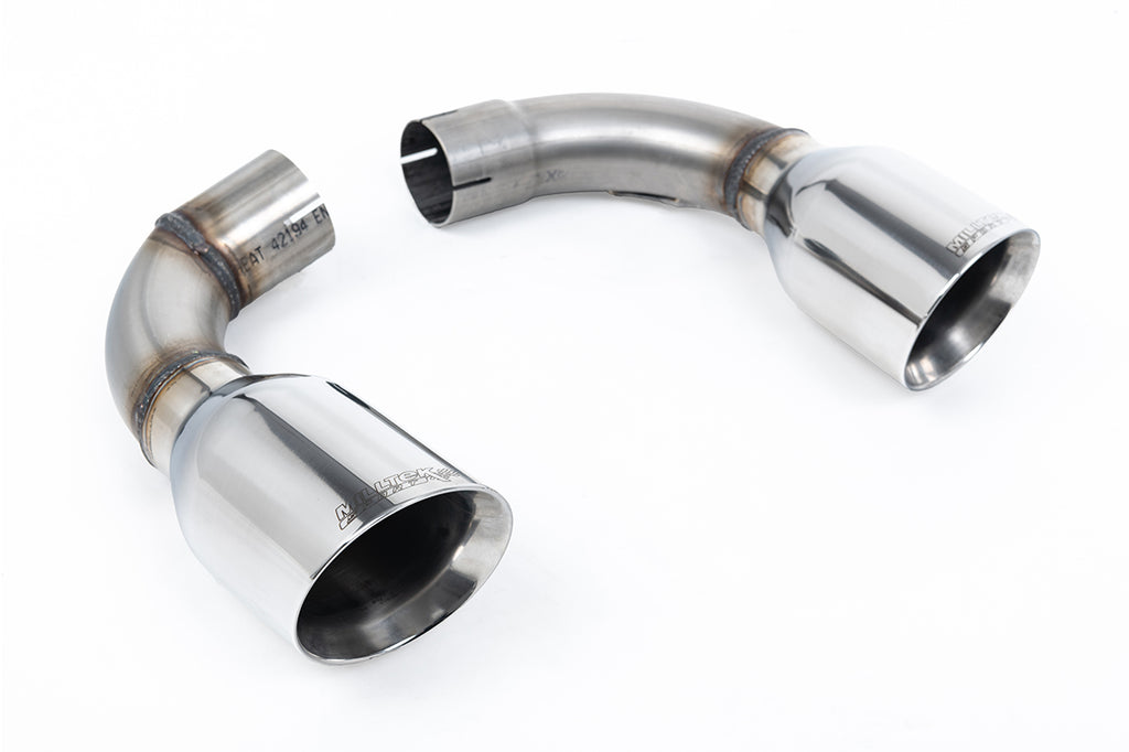 VW Golf MK4 R32 - Resonated (Quieter) Cat-Back Exhaust System with Polished Trims