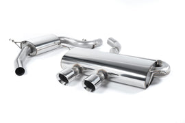 VW Golf GTi Mk5 - Resonated (Quieter) Cat-Back Exhaust System with Dual GT100 Trims (For R32 Valance)