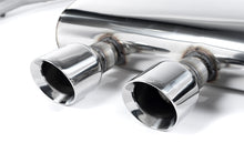 Load image into Gallery viewer, VW Golf GTi Mk5 - Resonated (Quieter) Cat-Back Exhaust System with Dual GT100 Trims (For R32 Valance)