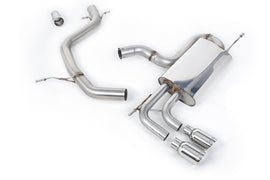 VW Golf Mk6 GT 1.4 TSI 160PS - Non-Resonated (Louder) Cat-Back Exhaust System with Polished Tips