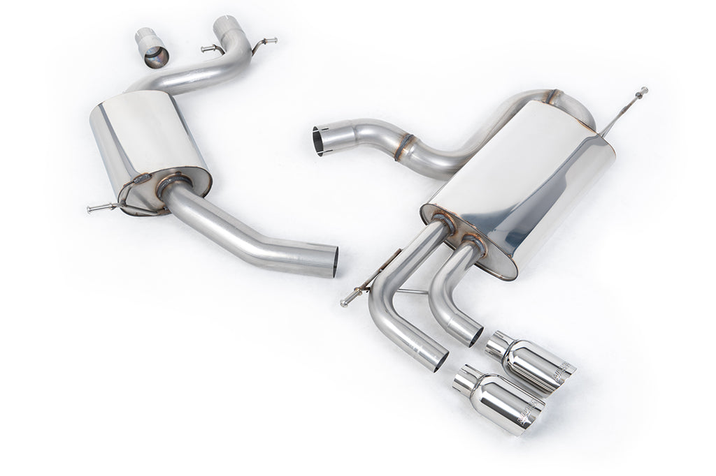 VW Golf Mk6 GT 1.4 TSI 160PS - Resonated (Quieter) Cat-Back Exhaust System with Polished Tips