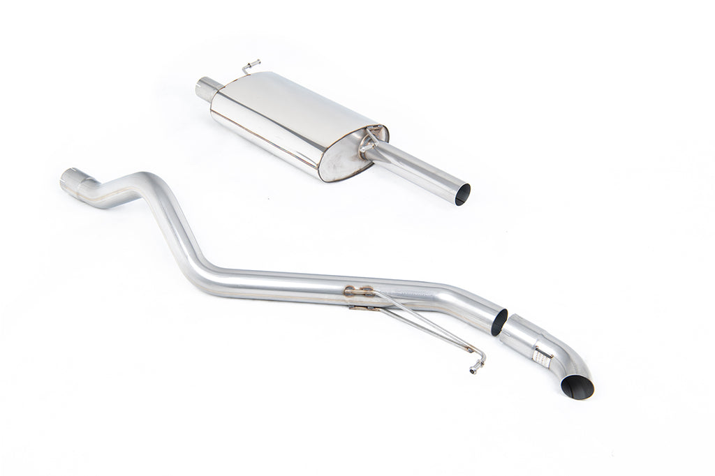 VW T5/T6 SWB - Resonated (Quieter) DPF-Back Exhaust System with Discrete Outlet