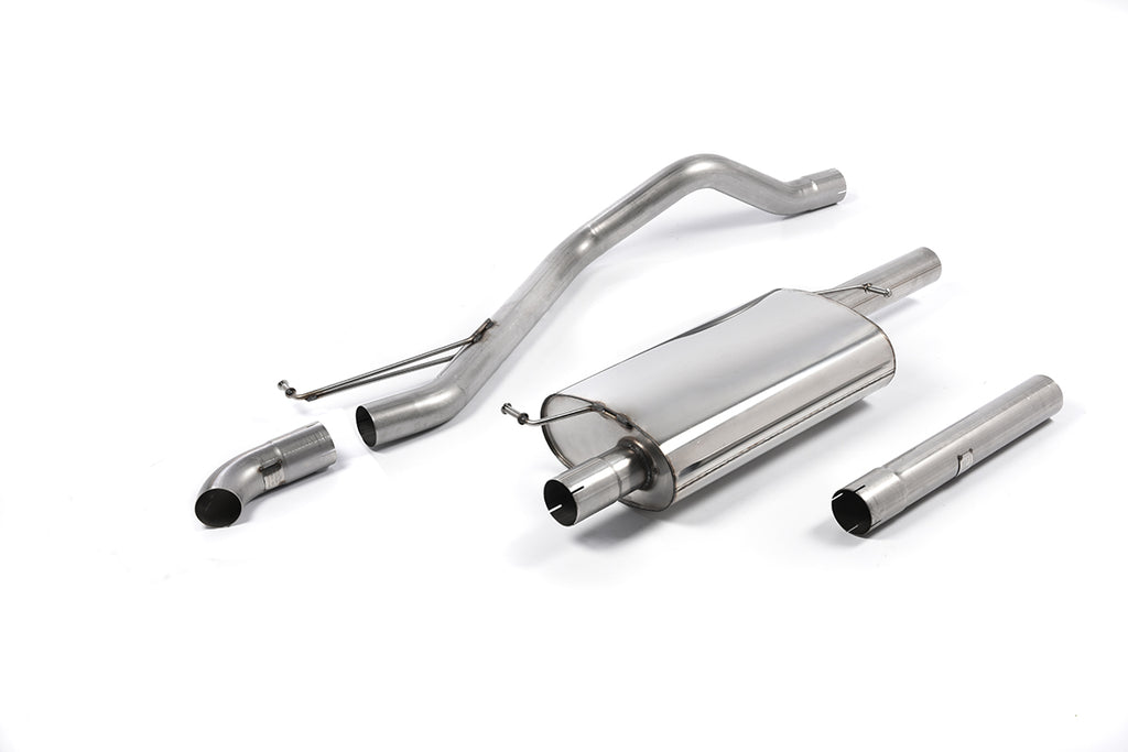 VW T5/T6 LWB - Resonated (Quieter) DPF-Back Exhaust System with Discrete Outlet