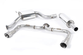VW Golf GTI Mk7 Non-Resonated (Louder) Cat-Back Exhaust System with Titanium Tips