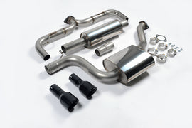 VW Golf GTI Mk7 Non-Resonated (Louder) Cat-Back Exhaust System with Matt Black Tips