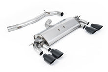 Load image into Gallery viewer, VW Golf R MK7 2.0 TSI (76.2mm systems) - Non-Resonated (Louder) Cat-Back Exhaust System with Cerakote Black Oval Tips