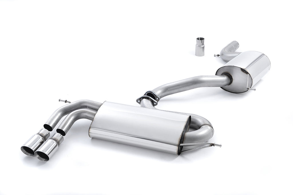 VW Golf Mk5 GTi 2.0T - Resonated (Quieter) Cat-Back Race Exhaust System with  Polished Tips