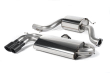 Load image into Gallery viewer, VW Golf Mk5 GTi 2.0T - Resonated (Quieter) Cat-Back Race Exhaust System with Cerakote Black Tips