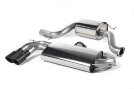 VW Golf Mk5 GTi 2.0T - Resonated (Quieter) Cat-Back Race Exhaust System with Cerakote Black Tips