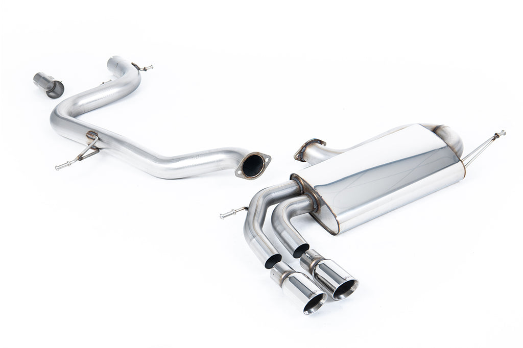 VW Golf Mk5 GTi 2.0T - Non-Resonated (Louder) Cat-Back Race Exhaust System with Twin Polished Tips