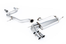 Load image into Gallery viewer, VW Golf Mk5 GTi 2.0T - Non-Resonated (Louder) Cat-Back Race Exhaust System with Twin Polished Tips
