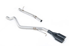VW T5/T6 SWB - Non-Resonated (Louder) DPF-Back Exhaust System with Twin Black oval Outlets