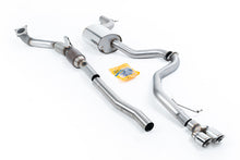 Load image into Gallery viewer, VW Jetta MK6 GLI 2.0T TSI - Resonated (Quieter) Turbo-Back Exhaust System with HJS Catalyst with Twin Polished Tips