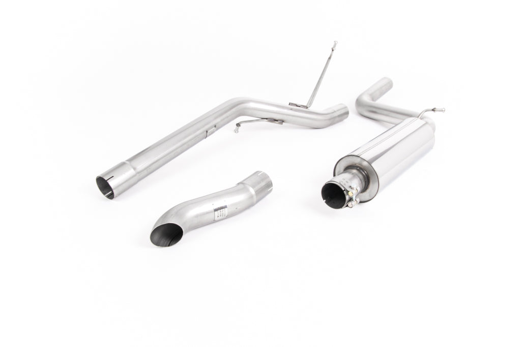 VW Caddy 2.0 TDI (non Maxi Models) - Resonated (Quieter) DPF-Back Exhaust System with Discrete Tip