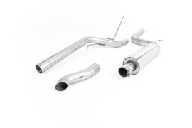VW Caddy 2.0 TDI (non Maxi Models) - Resonated (Quieter) DPF-Back Exhaust System with Discrete Tip