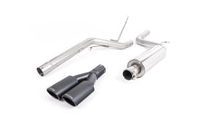 Load image into Gallery viewer, VW Caddy 2.0 TDI (non Maxi Models) - Resonated (Quieter) DPF-Back Exhaust System with Twin Black Velvet Oval Tips