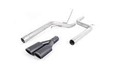Load image into Gallery viewer, VW Caddy 2.0 TDI (non Maxi Models) - Non Resonated (Louder) DPF-Back Exhaust System with Twin Black Velvet Oval Tips
