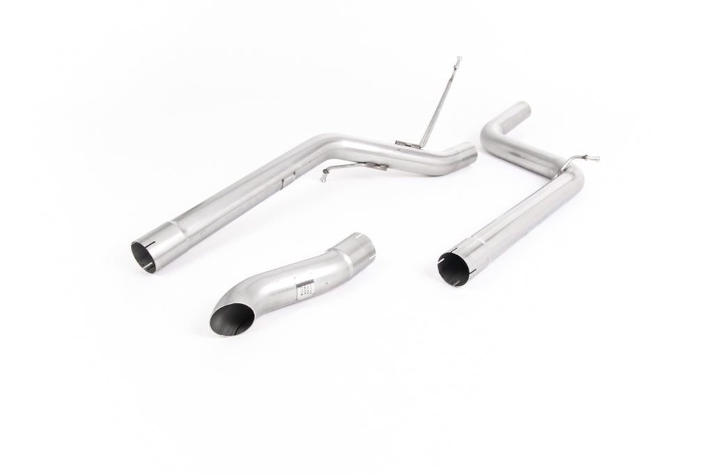 VW Caddy 2.0 TDI (non Maxi Models) - Non-Resonated (Louder) DPF-Back Exhaust System with Discrete Tip