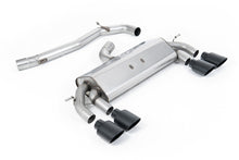 Load image into Gallery viewer, VW Golf R MK7 2.0 TSI (76.2mm systems) - Non-Resonated RACE (Louder) Cat-Back Exhaust System with Cerakote Black Oval Tips