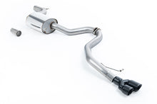 Load image into Gallery viewer, VW Jetta MK6 GLI 2.0T TSI - Resonated (Quieter) Cat-Back Exhaust System with Twin Cerakote Black Tips