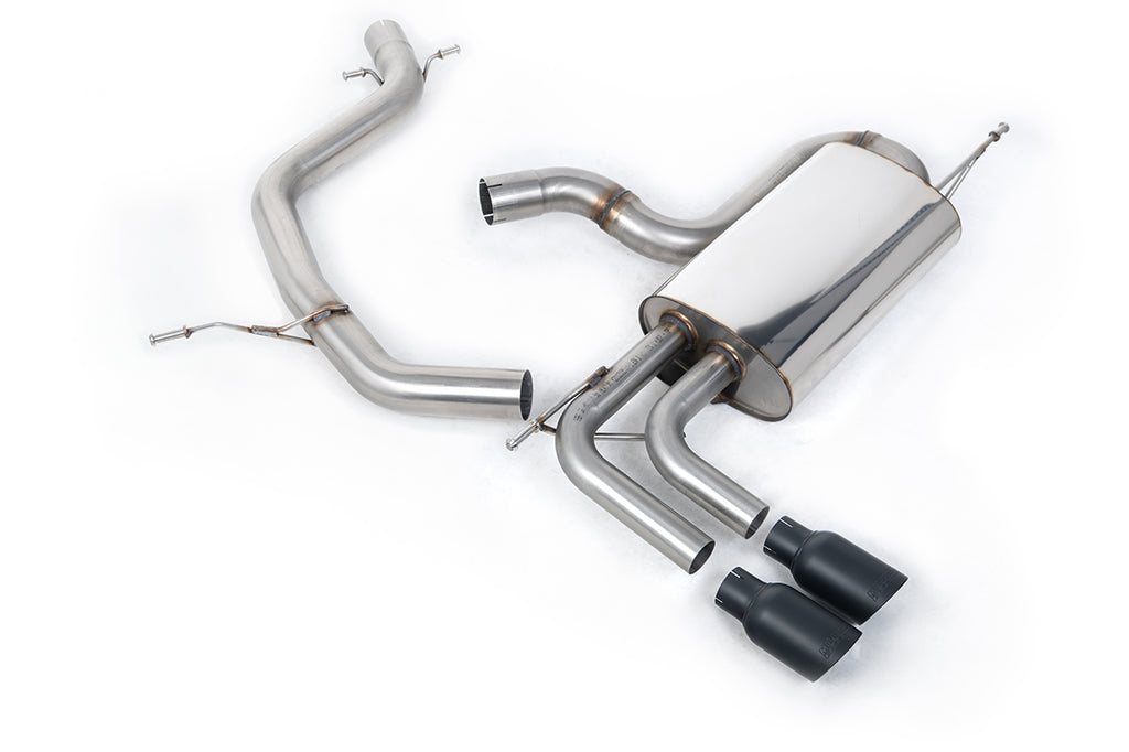 VW Golf Mk5 GTi Edition 30 2.0T - Non-Resonated (Louder) Cat-Back Exhaust System with Cerakote Black Tips