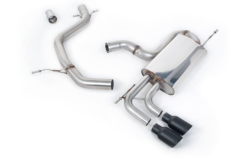 VW Golf Mk6 GT 1.4 TSI 160PS - Non-Resonated (Louder) Cat-Back Exhaust System with Cerakote Black Tips