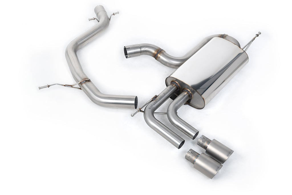 VW Golf Mk5 GTi Edition 30 2.0T - Non-Resonated (Louder) Cat-Back Exhaust System with Titanium Tips