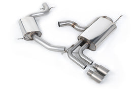 VW Golf Mk5 GTi Edition 30 2.0T - Resonated (Quieter) Cat-Back Exhaust System with Titanium Tips