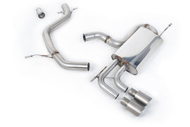 VW Golf Mk6 GT 1.4 TSI 160PS - Non-Resonated (Louder) Cat-Back Exhaust System with Titanium Tips