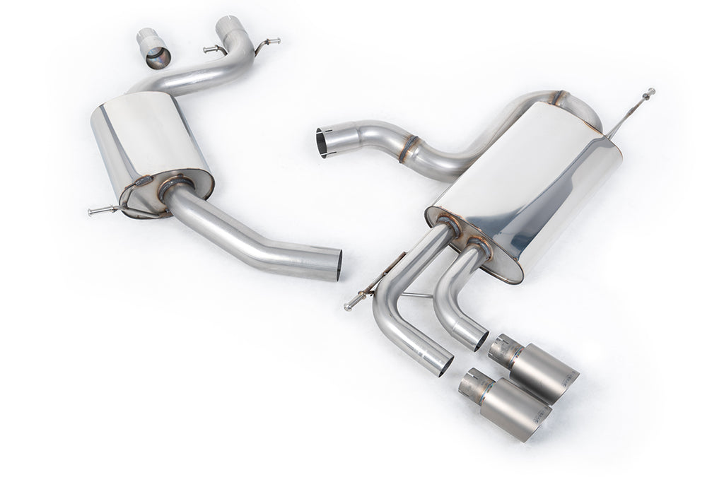 VW Golf Mk6 GT 1.4 TSI 160PS - Resonated (Quieter) Cat-Back Exhaust System with Titanium Tips