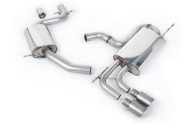 VW Golf Mk6 GT 1.4 TSI 160PS - Resonated (Quieter) Cat-Back Exhaust System with Titanium Tips