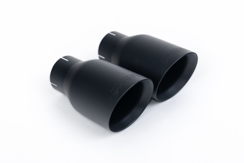 VW Beetle 2.0 TSI (A5 Chassis) - Non-Resonated (Louder) Cat-Back Exhaust System with Cerakote Black Tips