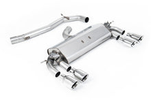 Load image into Gallery viewer, VW Golf R MK7 2.0 TSI (76.2mm systems) - Non-Resonated (Louder) Cat-Back Exhaust System with Polished GT-100 Round Trims