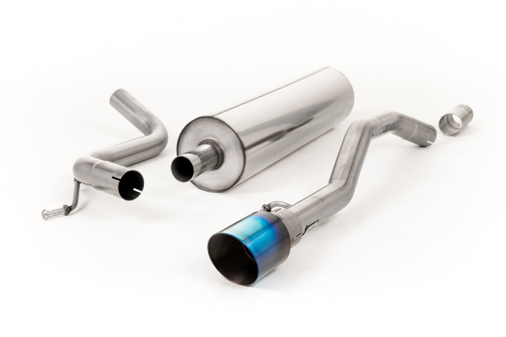 VW Up GTI 115ps &amp; 1.0TSI 90ps - Road+ Cat-Back Exhaust System with GT-90 Burnt Titanium Trim