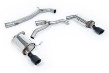Load image into Gallery viewer, VW Golf 2.0TFSI Mk7 - Non-Resonated (Louder) Cat-Back Exhaust System with Cerakote Black GT-100 Trims
