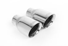 Load image into Gallery viewer, VW Golf 2.0TFSI Mk7 - Resonated (Quieter) Cat-Back Exhaust System with Polished GT-100 Trims
