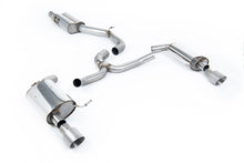 Load image into Gallery viewer, VW Golf 2.0TFSI Mk7 - Resonated (Quieter) Cat-Back Exhaust System with Titanium GT-100 Trims