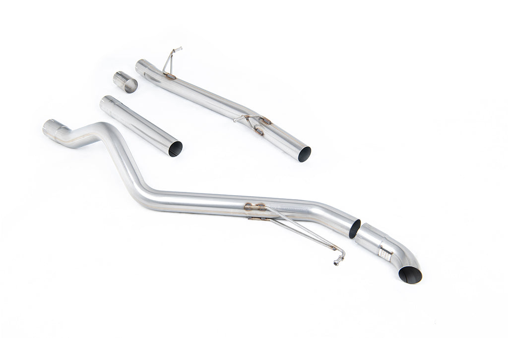 VW T6 LWB 2.0TSI Petrol - Non-Resonated (Louder) Cat-Back Exhaust System with Discrete Outlet