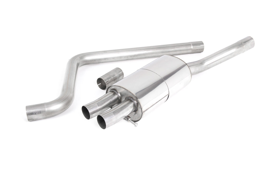 VW Polo GTI 2.0 TSI (AW - 5 Door/GPF Models) - Resonated (Quieter) GPF/OPF-Back Exhaust System with Titanium GT-90 Trims