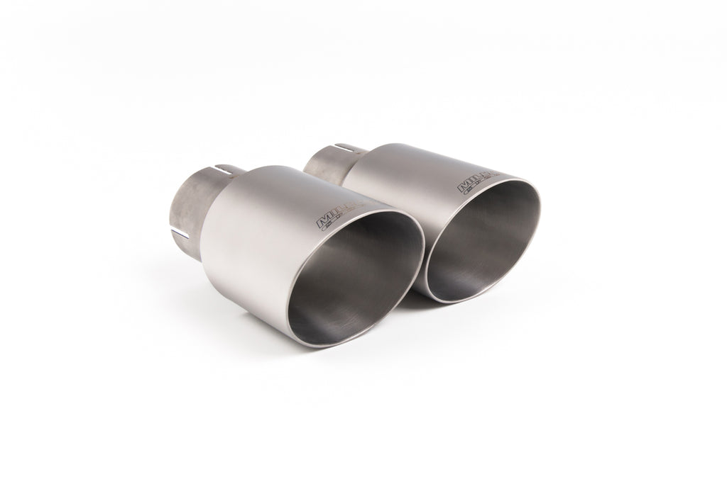 VW Polo GTI 2.0 TSI (AW - 5 Door/GPF Models) - Resonated (Quieter) GPF/OPF-Back Exhaust System with Titanium GT-90 Trims