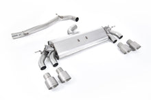 Load image into Gallery viewer, VW Golf MK7.5 R 2.0 TSI 300ps/310ps (76mm Systems) - Non-Resonated (Louder) GPF Back Exhaust System with Titanium GT-100 Round Tips