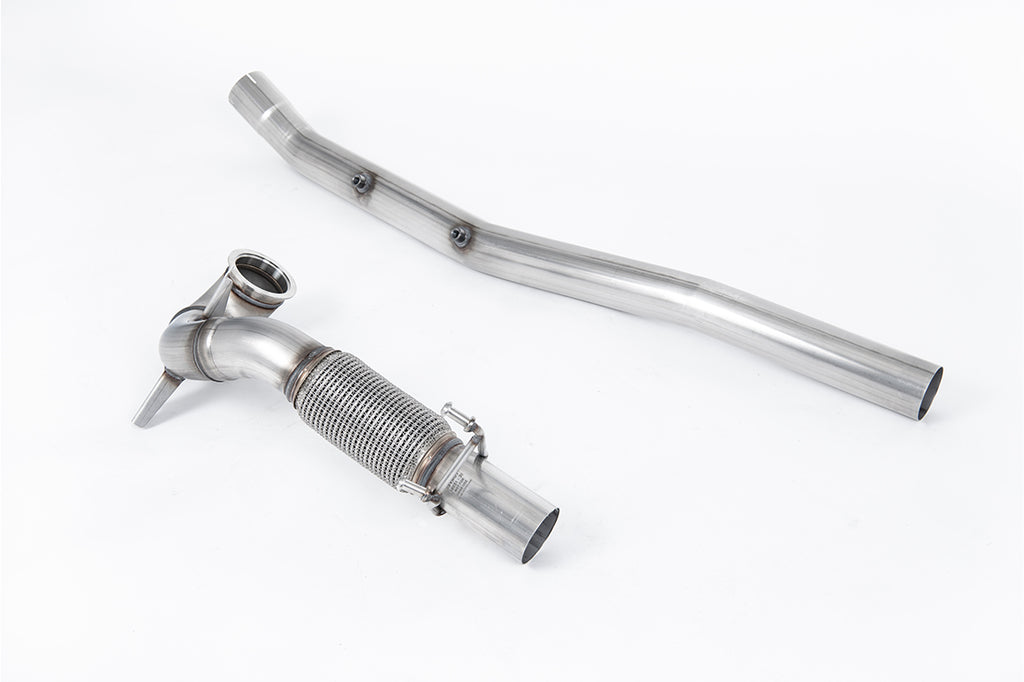 Large Bore Downpipe with Catalyst Delete - For Milltek Cat-Back (Audi/Seat/VW)