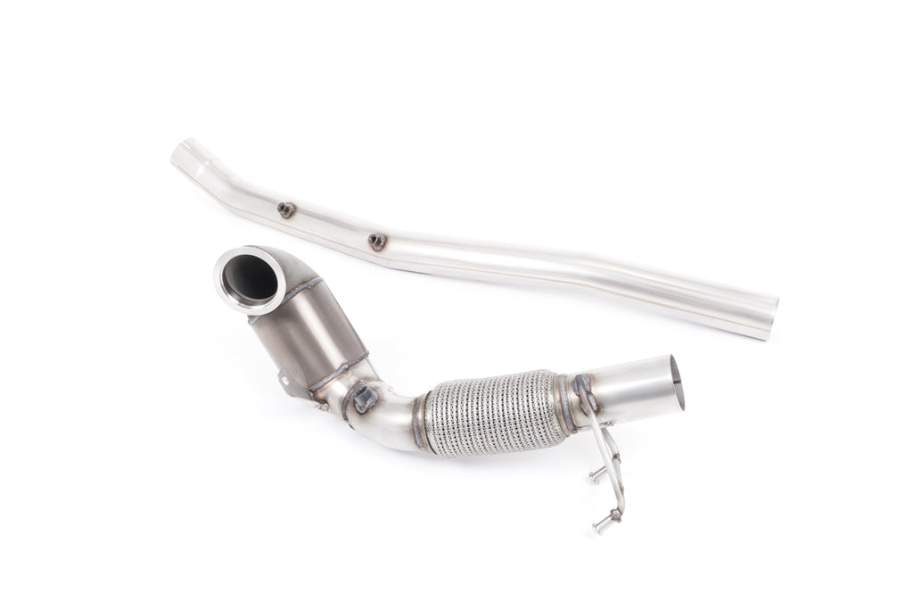 Large Bore Downpipe with Race Hi-Flow Sports Catalyst - For Milltek Cat-Back (Audi/Seat/VW)